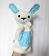 Hračky - Maňuška zajac (Zajko polárny od Zmrznutého kríčka) - 13888089_