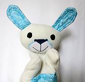 Hračky - Maňuška zajac (Zajko polárny od Zmrznutého kríčka) - 13888090_