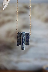 Náhrdelníky - Náhrdelník "lapis lazuli" - 13889953_