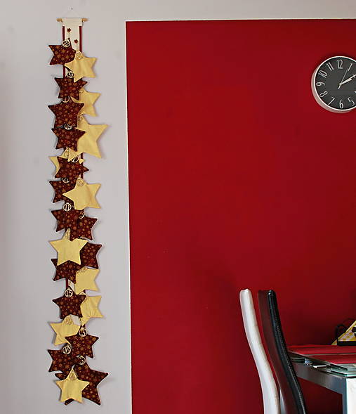 Dekorácie - Adventný kalendár - 13888554_