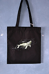 Iné tašky - Veľryba, plátená taška - 13889989_