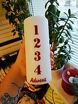 Sviečky - Adventná sviečka veľká - 13892309_