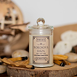 Svietidlá a sviečky - Sviečka zo sójového vosku v skle - Kokosová Oáza - 13892512_