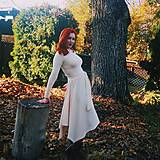 Šaty - Dámske jesenné bavlnené šaty - 13899129_