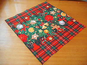 Úžitkový textil - Vianočný obrúsok - 13895482_