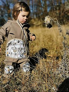 Detské oblečenie - Softshellka "lamy" - 13900838_