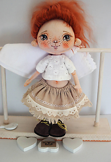 Hračky - Doplnky pre bábiku. Suknička z bavlny a bavlnenej čipky - 13900658_