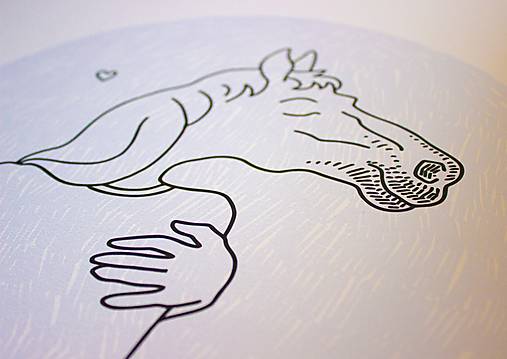 Grafika - Ľúbim sa ako koňa_grafika A2 - 13904569_