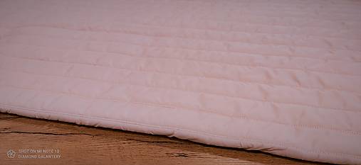 Textil - Prešívaná vetrovkova látka -Svetlá ružová - cena za 10 centimetrov - 13907532_