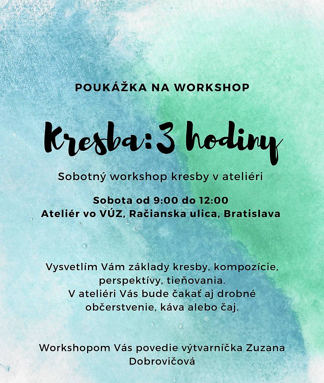 Poukážka kresba... (štúdia prírodnín)