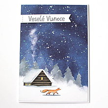 Papiernictvo - Pohľadnica Veselé Vianoce - 13907411_