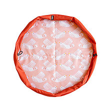 Úžitkový textil - Malá podložka na hranie Pink Birds - 13907643_