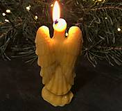 Sviečky - ANJEL XL 70g, sviečka zo včelieho vosku - 13909183_