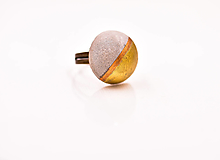 Prstene - Nastaviteľný minimalistický prsteň concrete - 13907762_