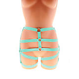 Spodná bielizeň - Women harness, postroj nohavičky elastické sexy bielizeň, dámske páskové nohavičky erotické. - 13913047_