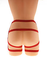 Spodná bielizeň - Women harness, postroj nohavičky elastické sexy bielizeň, dámske páskové nohavičky erotické. - 13913076_