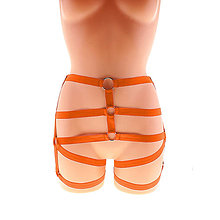Spodná bielizeň - Women harness, postroj nohavičky elastické sexy bielizeň, dámske páskové nohavičky erotické. - 13913037_