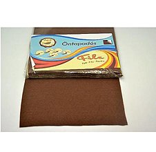 Textil - Filc samolepiaci 1,7mm 1ks - čokoládovo-hnedý - 13913863_