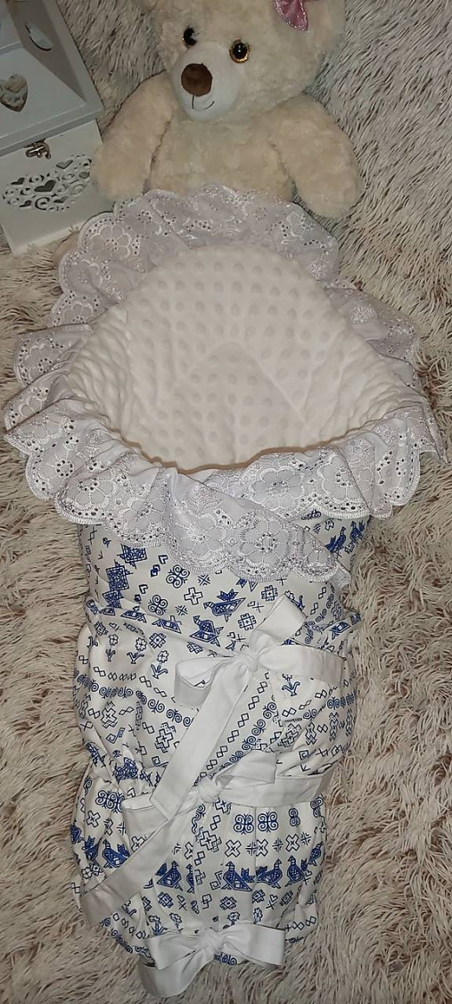 Detský textil - Folklórna zavinovačka  Čičmany  - 13916882_