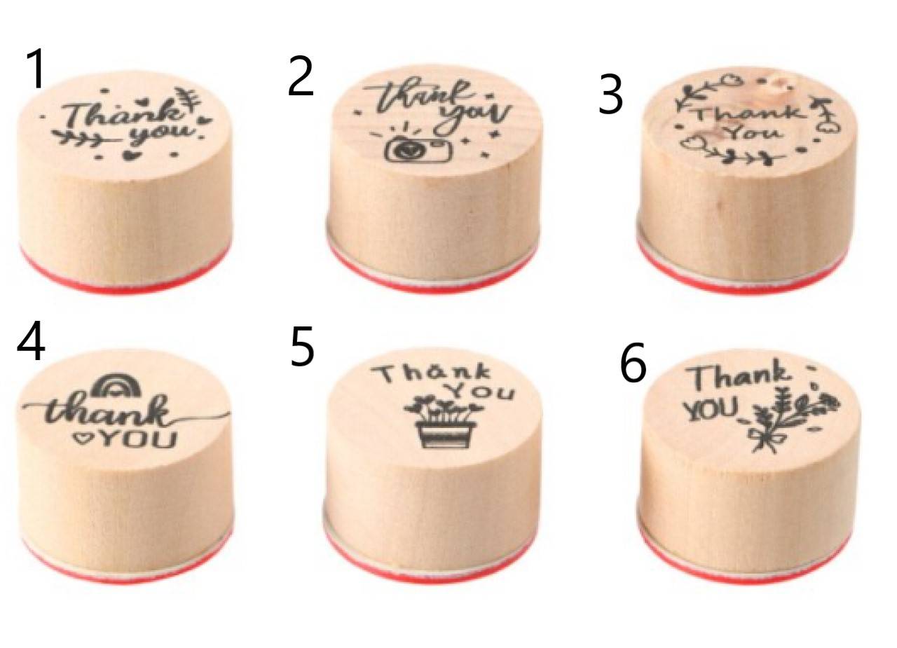 PE102 Pečiatka s nápisom thank you