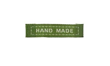 Galantéria - NT104 Nášivka textilná hand made 1 x 4,5 cm  (Zelená tmavšia) - 13915175_