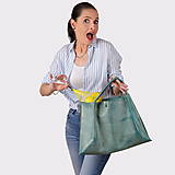 Kožená shopper bag taška, ktorá mení vzhľad