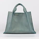 Kabelky - Kožená shopper bag taška, ktorá mení vzhľad - 13916244_