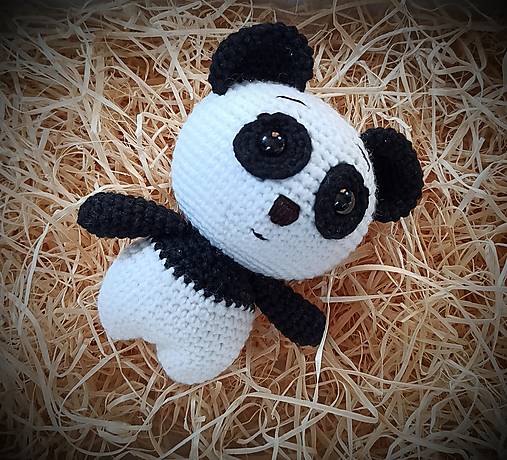 Hračky - Hrkálka - panda - 13914669_