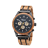 Náramky - Drevené hodinky Chronograf Whisky Scotts Highland - 13921435_