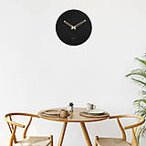 Hodiny - Minimalistické hodiny na stenu - Sentop kruh | HDFK037 | drevené - 13920339_