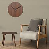 Hodiny - Minimalistické hodiny na stenu - Sentop kruh | HDFK037 | drevené - 13920341_