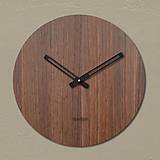 Hodiny - Minimalistické hodiny na stenu - Sentop kruh | HDFK037 | drevené - 13920343_