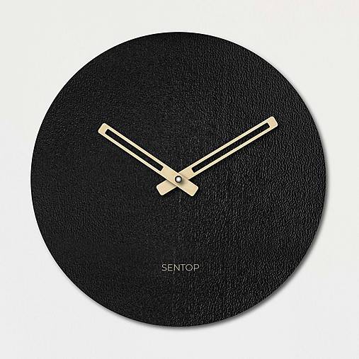 Minimalistické hodiny na stenu - Sentop kruh | HDFK037 | drevené
