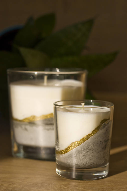 Sviečky - Sójová sviečka Elegant - 13919938_