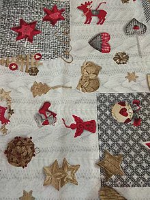 Textil - Vianočný venček -metráž - 13925218_