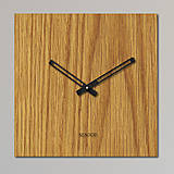 Hodiny - Minimalistické hodiny na stenu - Sentop kruh | HDFK037 | drevené - 13923601_