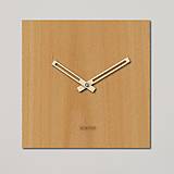 Hodiny - Minimalistické hodiny na stenu - Sentop kruh | HDFK037 | drevené - 13923603_