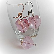 Sady šperkov - Ružové srdiečka - 13925035_