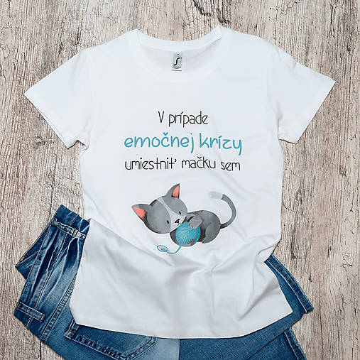 Pánske oblečenie - Dámske a pánske tričko Emočná kríza - 13931381_