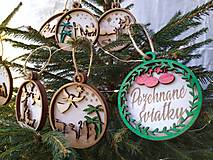 Dekorácie - Vianočné ozdoby Betlehemský príbeh (biele pozadie, set 8 kusov) - 13936261_