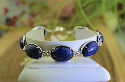 Náramky - lapis lazuli náramok luxusný - 13934614_