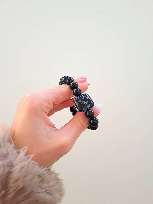 Náramok Obsidián