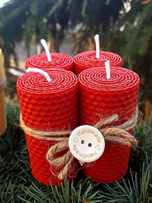 Sviečky - Točené voskové sviečky - 13935326_