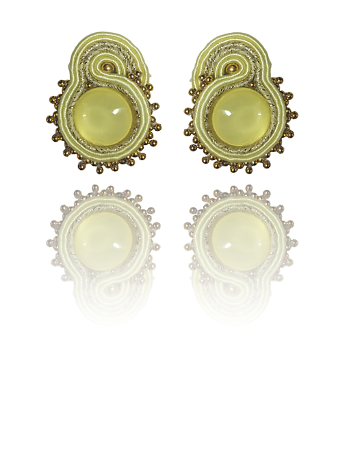 Gallio handmade soutache náušnice - autorské šperky LEKIDA