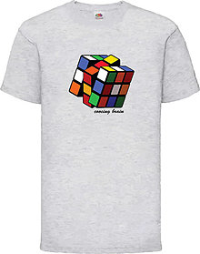Detské oblečenie - Rubikova kocka 2 detske (5-6 rokov - Šedá) - 13933990_