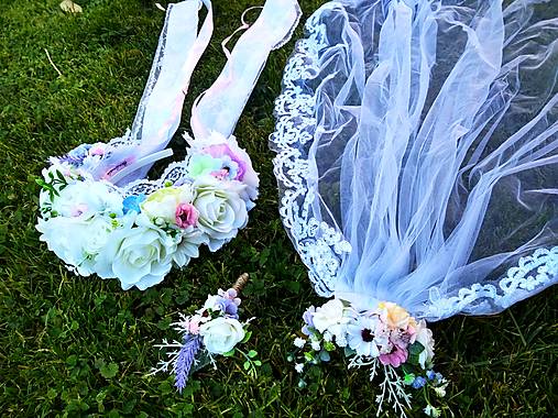 Ozdoby do vlasov - Svadobný set "nežná krása" - 13935762_