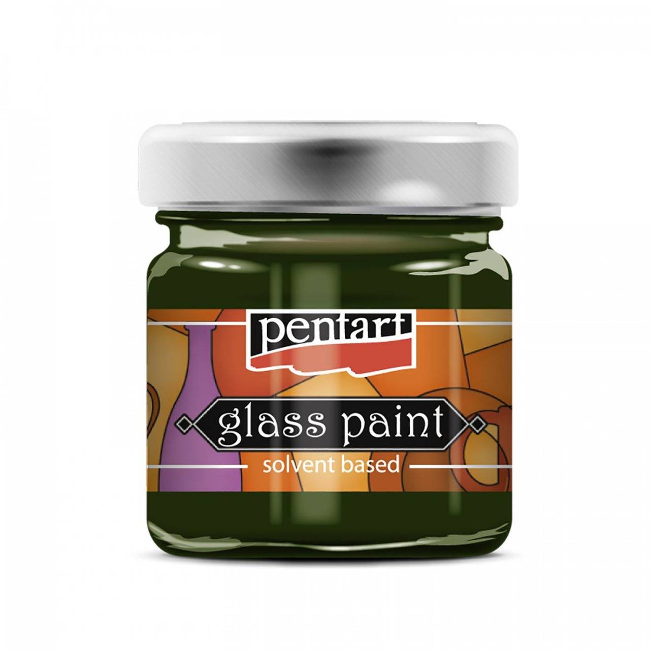 Farba na sklo, nevypaľovacia, 30 ml (zelená - svetlá)