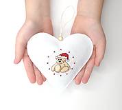 Dekorácie - S láskou pre Teba Vianoce: (Vianočný macík) - 13938961_