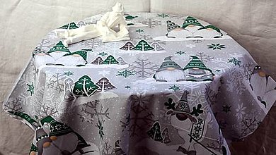 Úžitkový textil - Obrus. Adventný, vianočný obrus " Zimná rozprávka - 13941121_