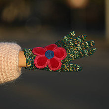 Rukavice - Origo rukavice kvety - 13937238_